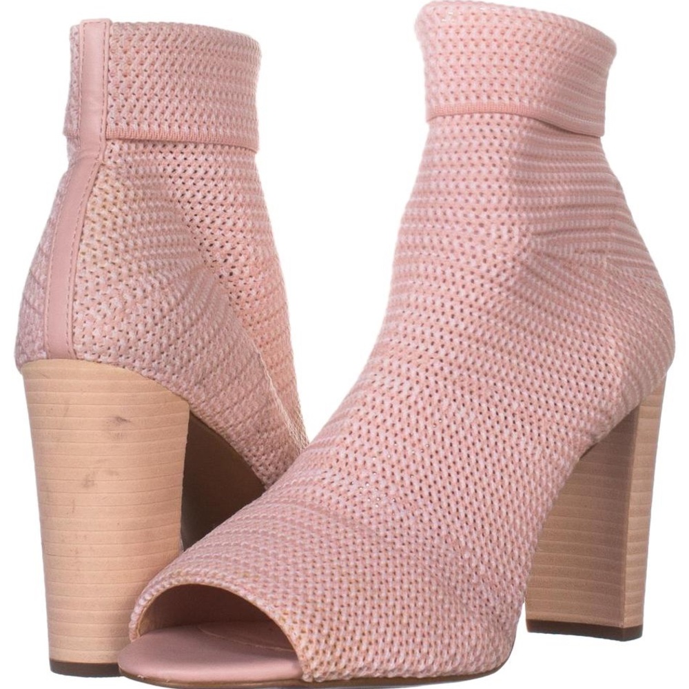 Avec les filles Mariah peep toe sock boots